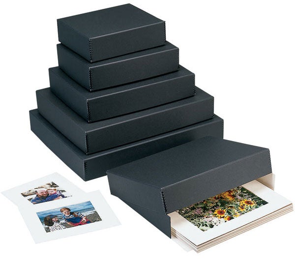 Lineco Museum Archival Drop-Front Storage Box, Acid-Free with