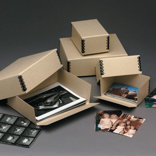 Metal-Edge Archival Document Boxes